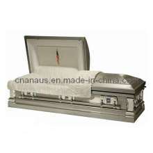 Cercueil en acier inoxydable de Style américain (15H 5016)